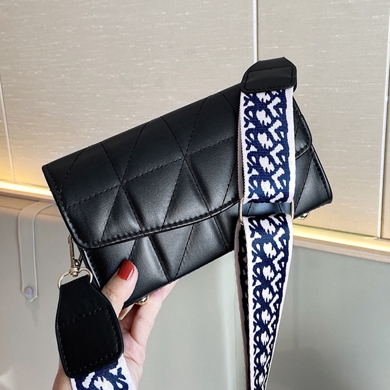 Túi thời trang đeo chéo họa tiết kim cương IELGY