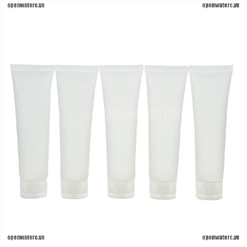 (Hàng Mới Về) Bộ 5 Tuýp Rỗng Trong Suốt Đựng Kem Dưỡng Thể Tích 20 / 30 / 50 / 100ml | BigBuy360 - bigbuy360.vn