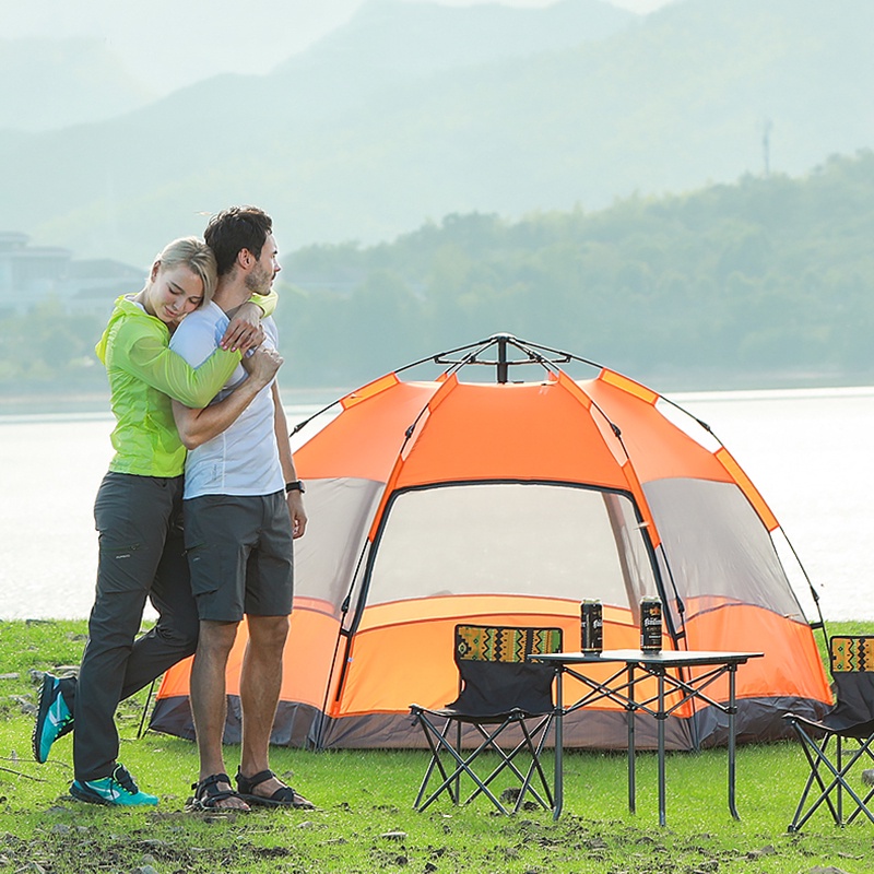 Lều cắm trại tự bung lắp ghép size to 4 6 người khung chắc loại 1 đi phượt picnic dã ngoại du lịch gấp gọn tiện lợi