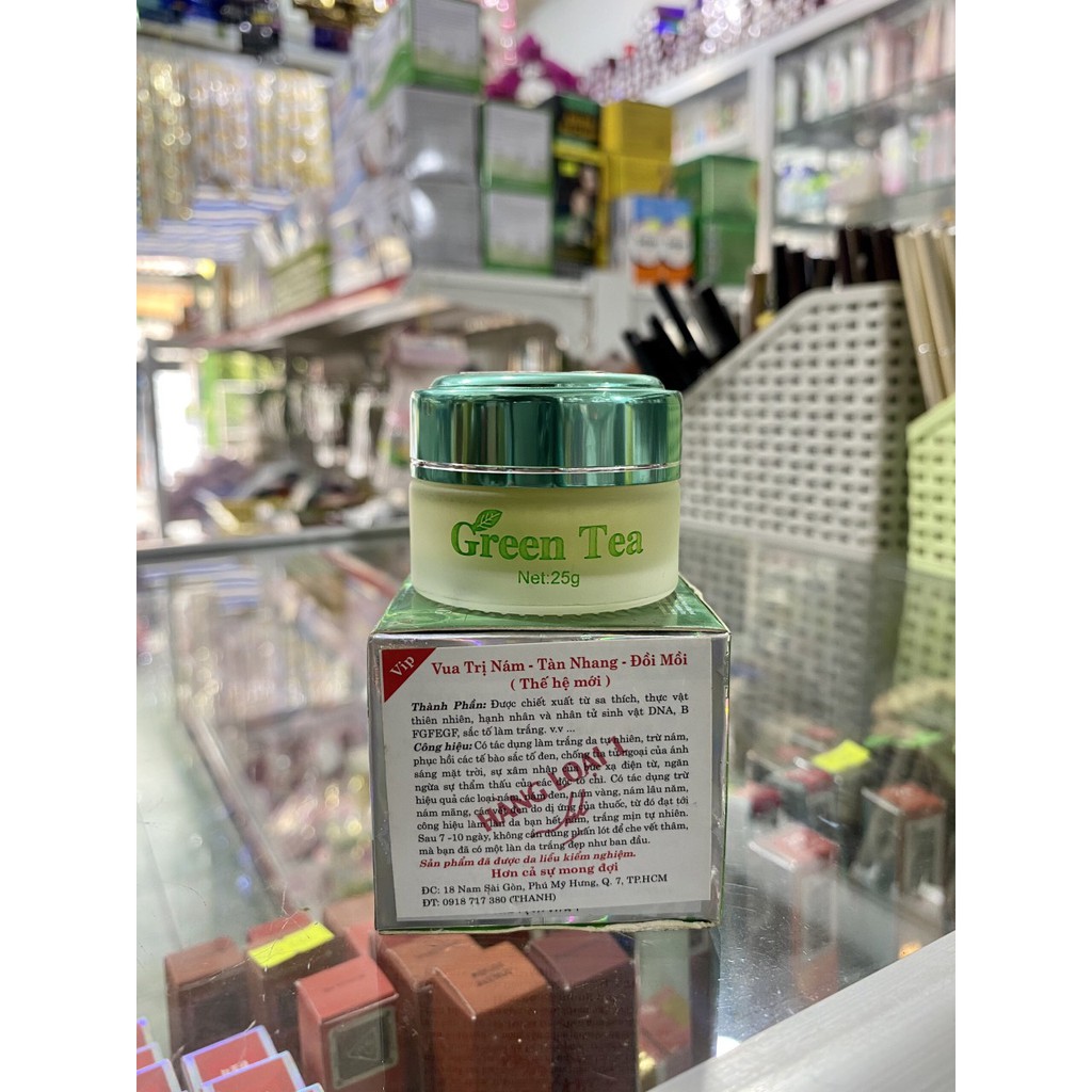 [ CHUẨN LOẠI 1] KEM FACE GREEN TEA TRÀ XANH 25G XUẤT XỨ THÁI LAN