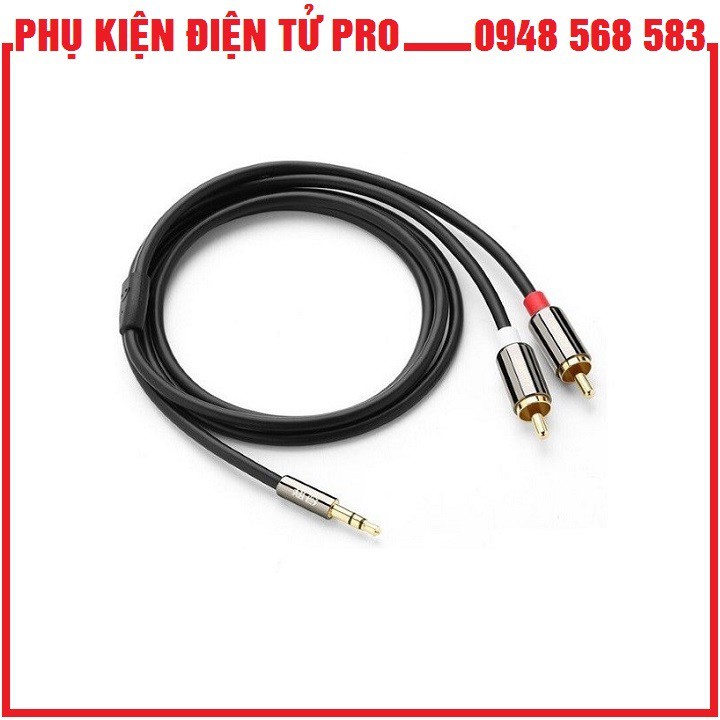 Dây Chia Âm Thanh Đầu Hoa Sen 1 Ra 2 Rca (Hoa Sen) 3.0M Ugreen-Bs 10590