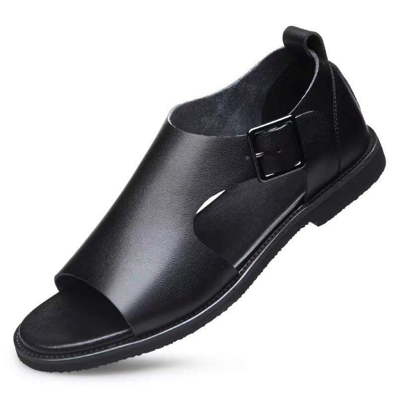 GIẦY SANDAL  DA THẬT Phong Cách Roman Thời Trang Mùa Hè