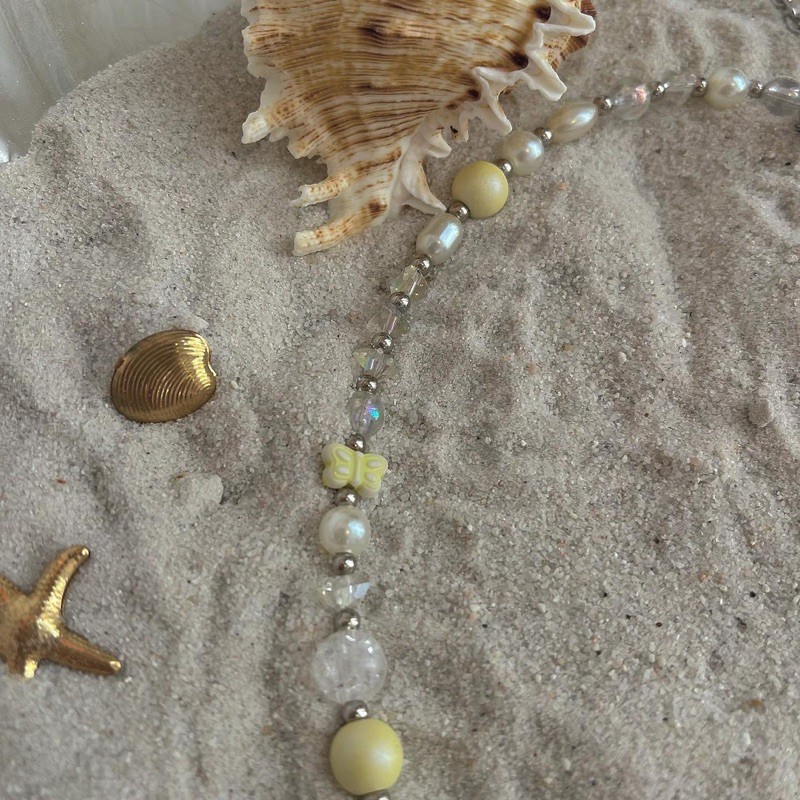 Vòng choker butterfly màu vàng