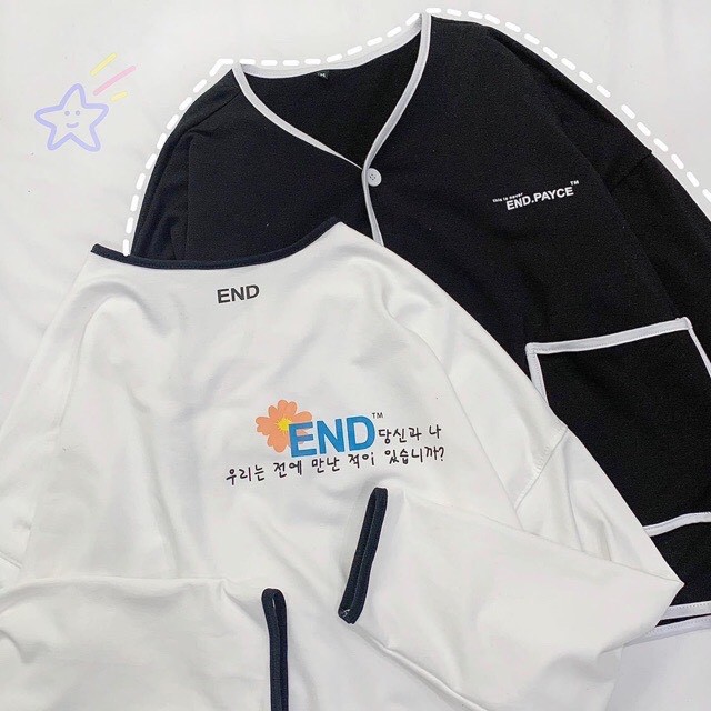 Áo khoác nỉ unisex cardigan End Payce nam nữ Wind ulzzang | BigBuy360 - bigbuy360.vn