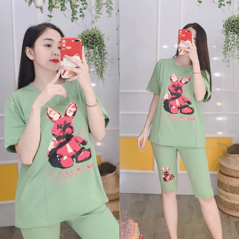 [ THUN COTTON ] Đồ bộ nữ thỏ xịn xò