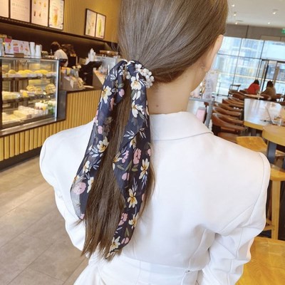 Korean pearl headband tying hair headband bow headband