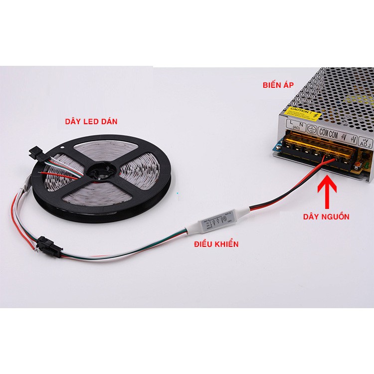 LED DÁN WS2812B FULL MÀU 144LED 1 MÉT | BigBuy360 - bigbuy360.vn