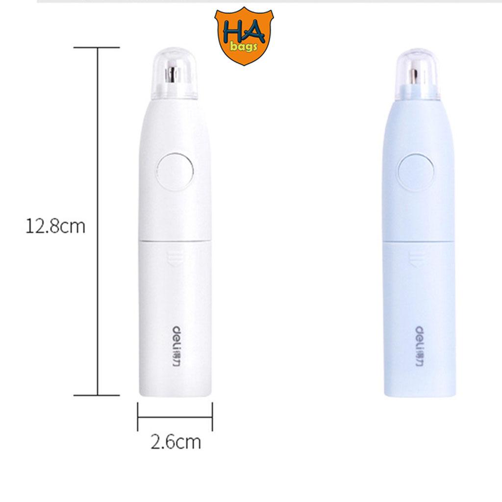 Bút tẩy chì dùng pin cho học sinh mẫu giáo và tiểu học tẩy nhanh, sạch, không rách giấy HB1011 sẵn pin và 10 lõi tẩy gôm