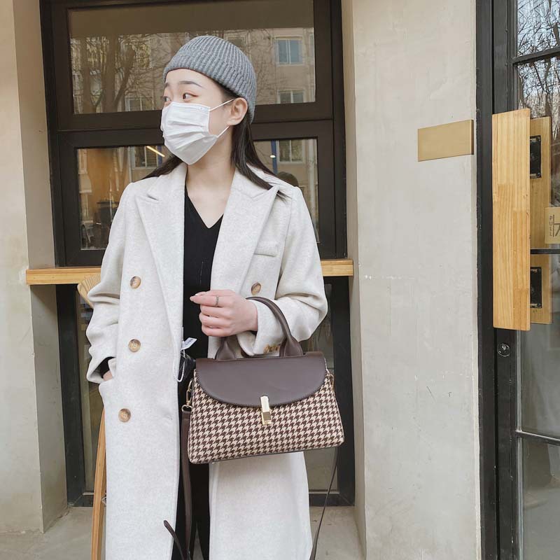 IELGY Túi Đeo Chéo Họa Tiết Cổ Điển Thanh Lịch Cho Nữ