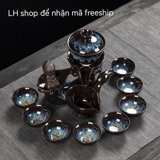 Free ship- Bộ Ấm Chén Tiểu Hoà Thượng Bên Thủy Cốc