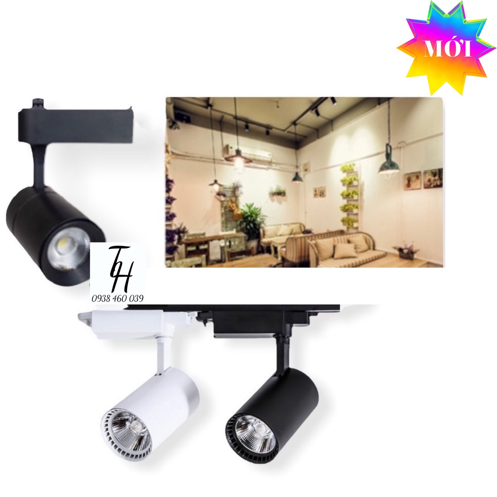 Đèn rọi ray COB mini 10W-20W Siêu Sáng Trang Trí