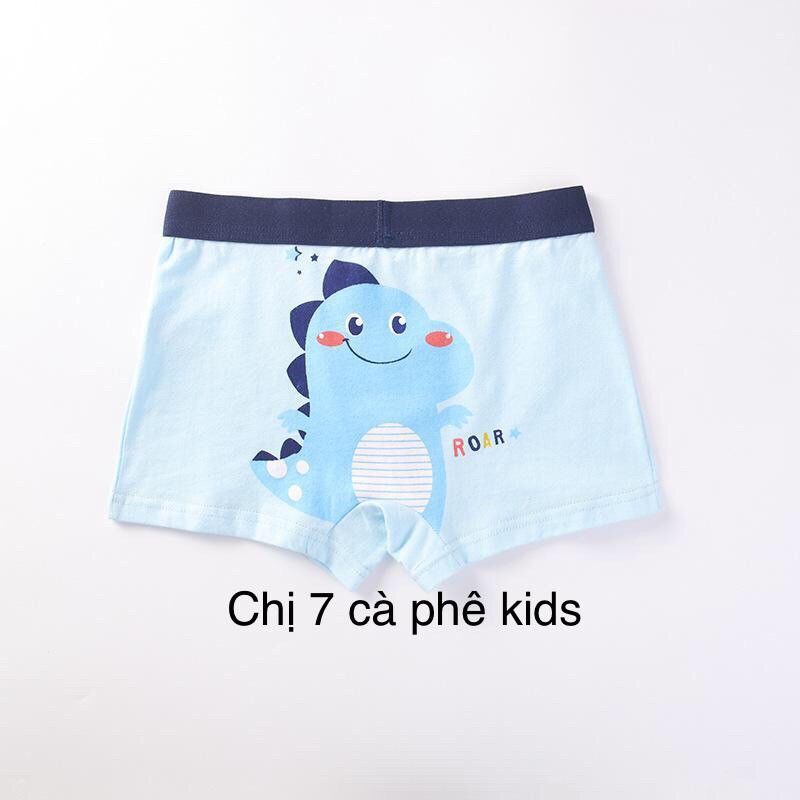 4 quần lót bé trai đủ size 7-45kg cotton cao cấp