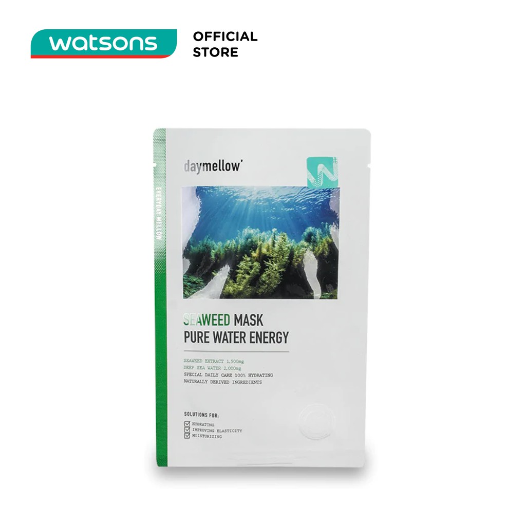 Mặt Nạ Thải Độc Da Chiết Xuất Tảo Biển Daymellow Seaweed Mask Pure Water Enegry 27ml