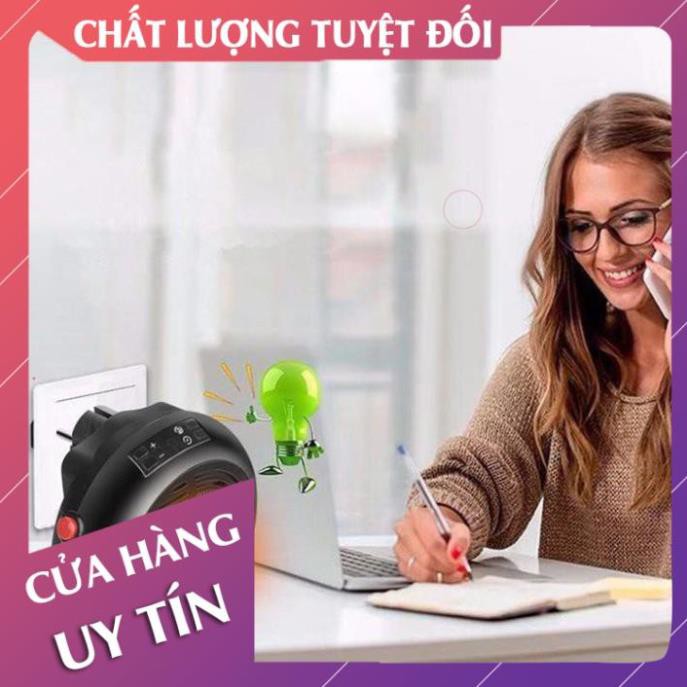 [Hàng loại 1] Máy sưởi mini, quạt sưởi để bàn tiết kiệm điện năng, có thể điều chỉnh nhiệt độ  - Lan Chi Mart