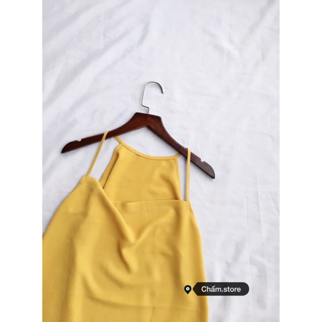 SẴN - Áo hai mặt 2IN1 cổ yếm+hai dây-halterneck+camisole (designedbyChấm)