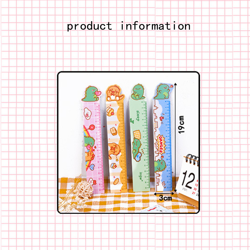Thước Họa Tiết Hoạt Hình, Kích Thước 15cm