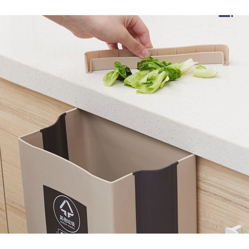 Thùng rác treo tủ bếp gấp gọn đa năng tiện dụng [ HOT 2020 ] SX 27