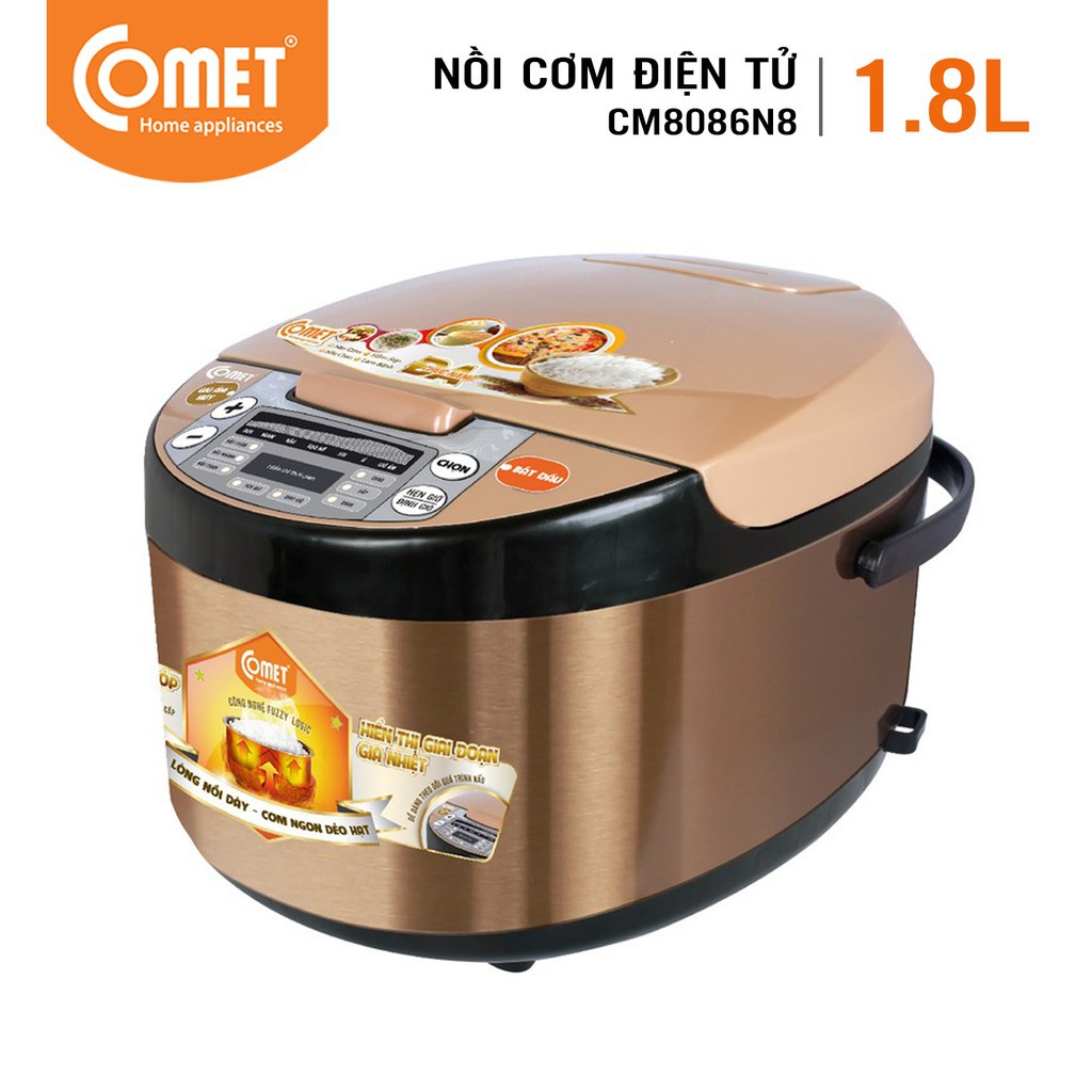 Nồi cơm điện tử 1.8L COMET - CM8086N8 | WebRaoVat - webraovat.net.vn