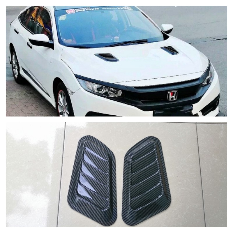 Ốp capo thể thao lắp chung cho các dòng xe , Sedan, Hatback , SUV .,ôp capo dán băng keo