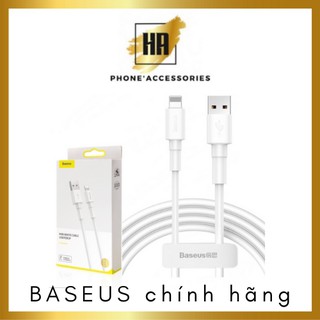 Cáp sạc nhanh 2.4a Baseus CALSW - 02 chính hãng sợi cáp to bền chắc chống gập đầu huonganh