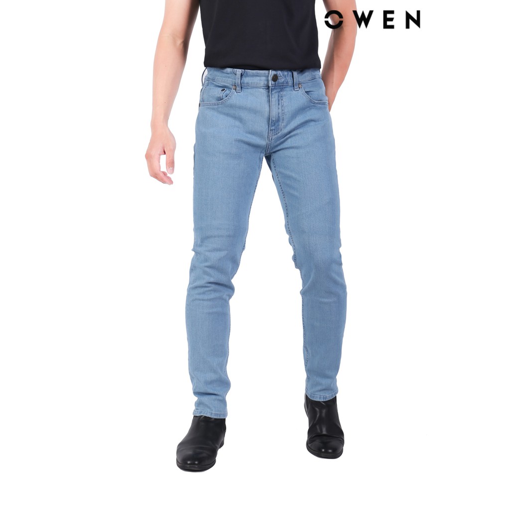 Quần Jean dài OWEN Slimfit Xanh - QJSL22259 | BigBuy360 - bigbuy360.vn