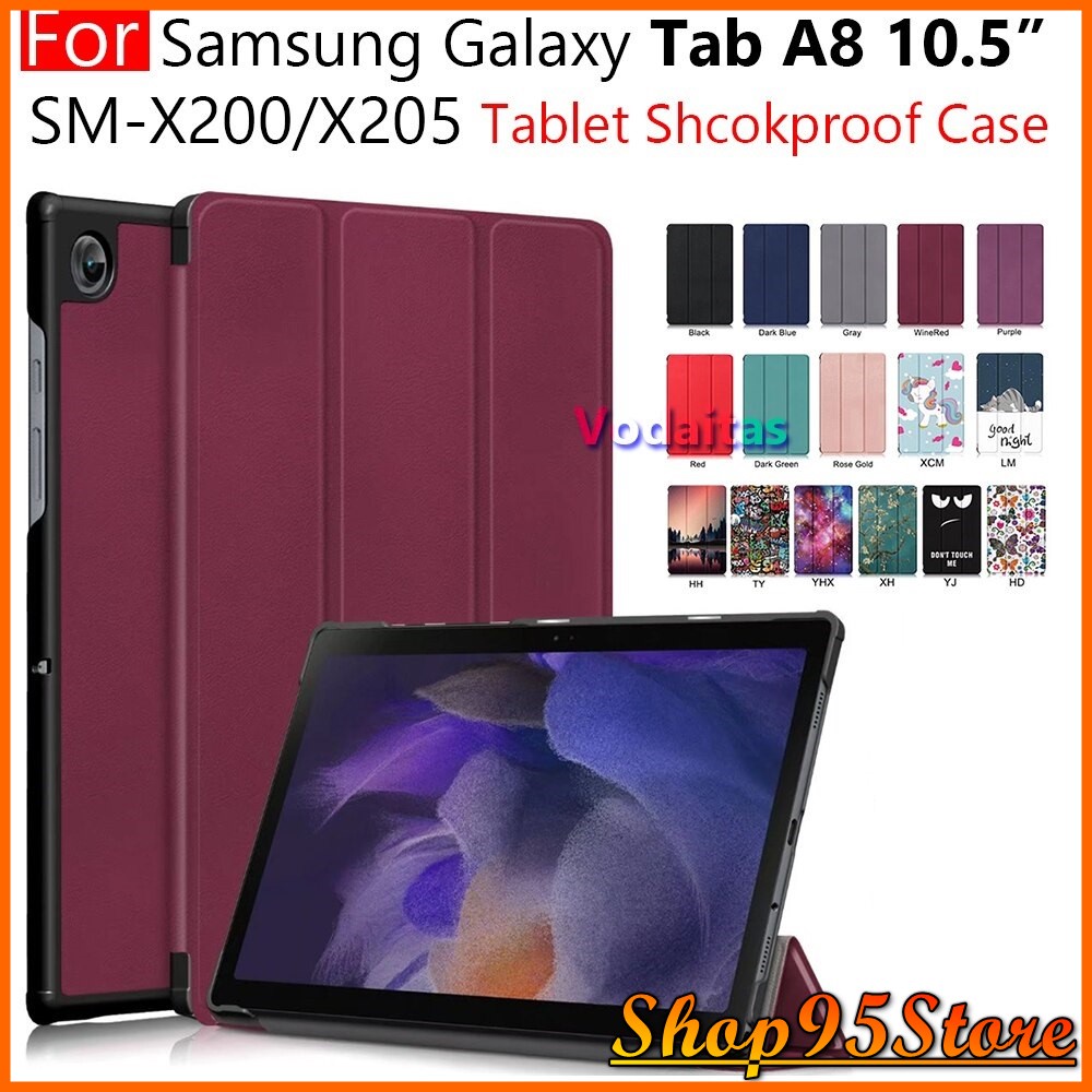Bao da Từ tính cho Samsung Galaxy Tab A8 10.5inch X200 X205 đóng mở màn hình tự động