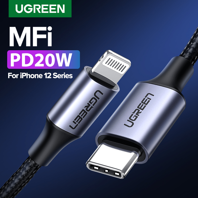 UGREEN Dây Cáp Sạc Và Truyền Dữ Liệu Usb Type C Cho Macbook / Ipad / Iphone 18w 20w