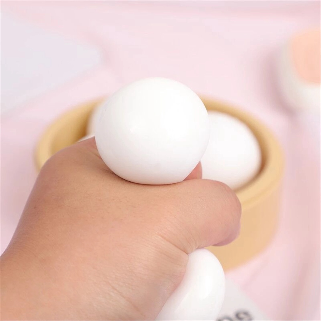 Đồ Chơi Nắn Bóp Hình Bánh Bao Giúp Giảm Căng Thẳng