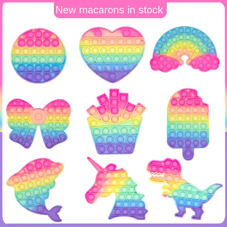 Bán Chạy Đồ Chơi Nén Màu Cầu Vồng Giáo Dục Học Toán Dành Cho Trẻ Em