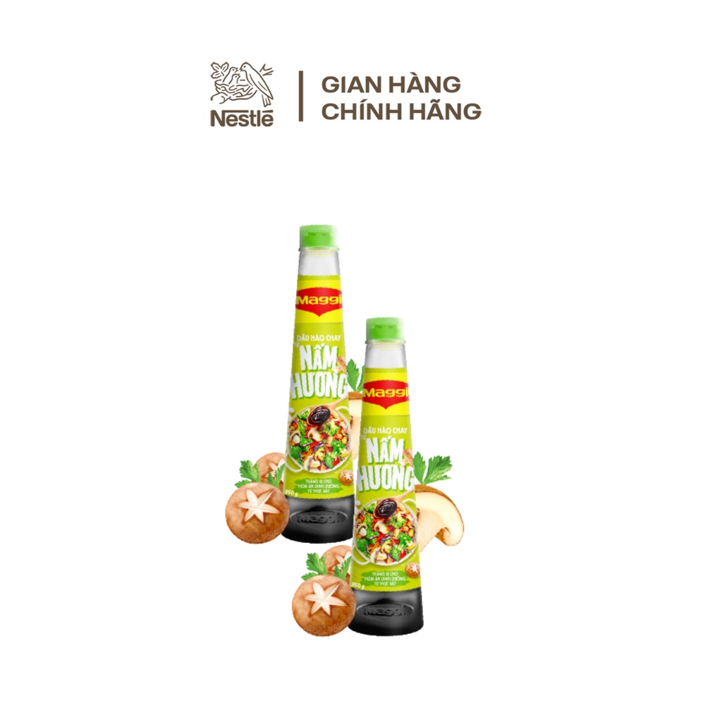 Combo 2 Dầu Hào MAGGI Nấm Hương 350g/chai