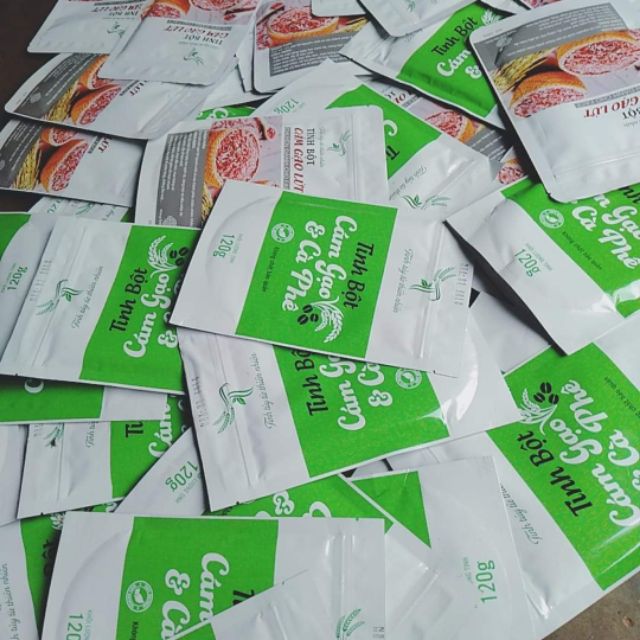 Cám gạo cafe