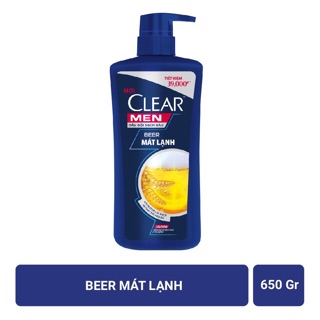 Dầu gội clear men 650g