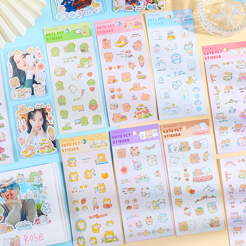 Miếng Dán Trang Trí Họa Tiết Hoạt Hình Dễ Thương