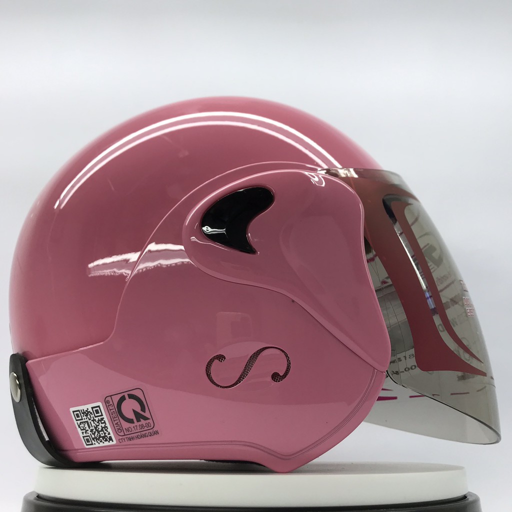 Mũ bảo hiểm GRS A318K hồng bóng