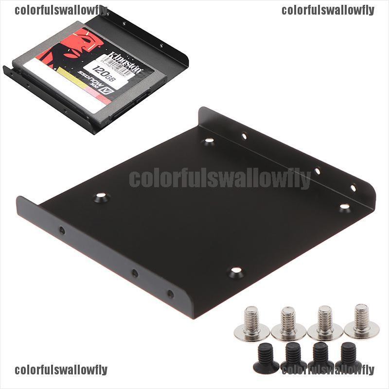 Colorfulswallowfly HDD/SSD Mounting Bracket - 2.5" to 3.5-inch Hard Disk Bracket Hard Drive Adapter CSF