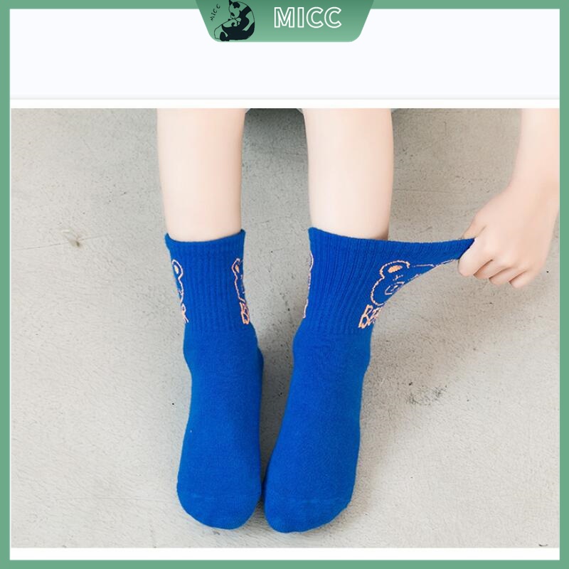 Set 5 Đôi Vớ Cotton Thoải Mái Dễ Thương Cho Bé 1-12 Tuổi