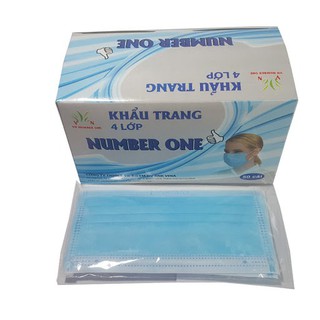 Khẩu trang y tế 4 lớp number one