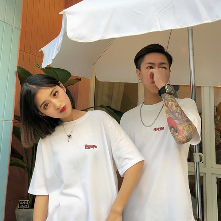 Áo Thun Đôi Tình Nhân In Hoạt Hình ATN5152