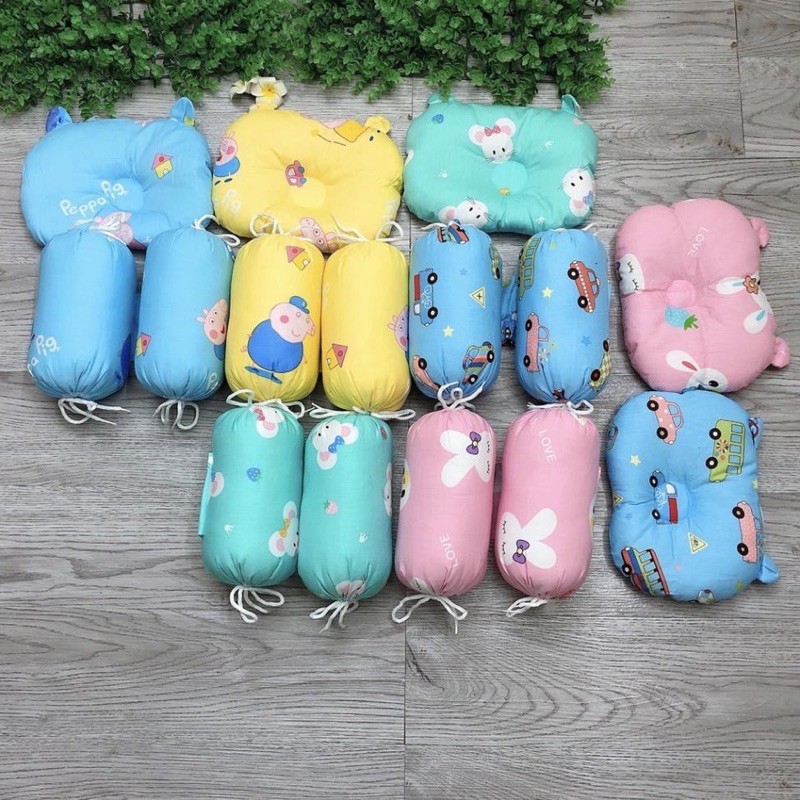 bộ gối chặn gối ôm cho bé