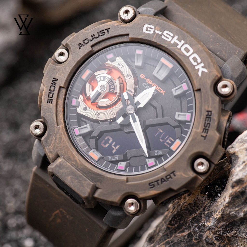 Đồng Hồ Nam Casio G-Shock WATCHSTORE GA-2200MFR-5A Mặt Kính Khoáng 47mm, Vỏ Và Dây Nhựa Bền Bỉ
