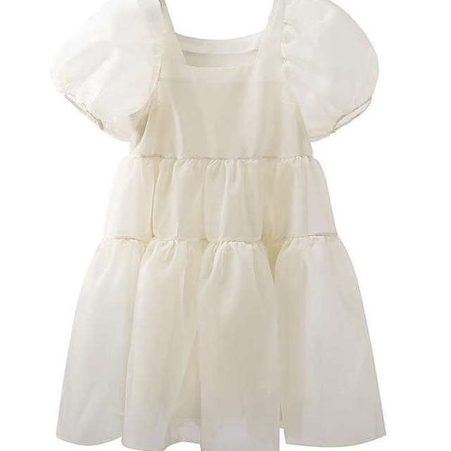 Ảnh thật video review Đầm babydoll Aurora bồng bềnh xinh xắn 2 lớp