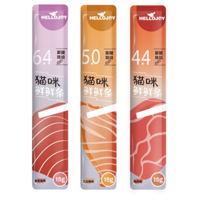 Súp Thưởng Hellojoy mix đủ vị cho mèo  (15g 1 thanh)