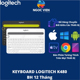 Bàn Phím Bluetooth Không Dây Logitech K480 | Bảo Hành 12 Tháng