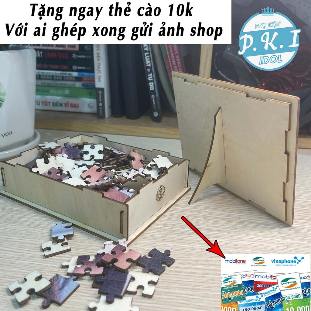 QUÀ TẶNG THỂ THAO - Xếp Hình Puzzle Lionel Messi - Tặng Thẻ Cào Cho Khách Chinh Phục Được