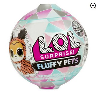 Đồ chơi trứng LOL Fluffy Pets Winter Disco Series with Removable Fur