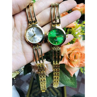 Đồng hồ nữ Halie 6985 lắc tay mặt kính sapphire chống nước Đồng hồ halie