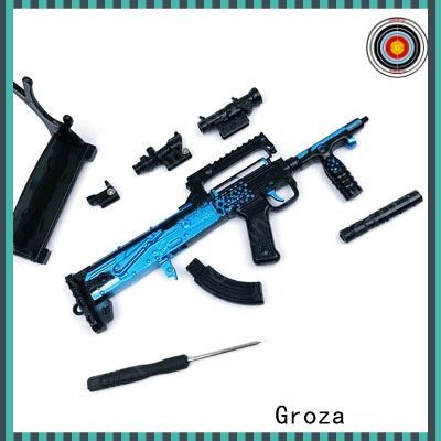 Mô hình súng pubg kim loại đồ chơi lắp ráp Skin độc đáo 20cm Có Thể Tháo Rời và Tặng kèm giá đỡ