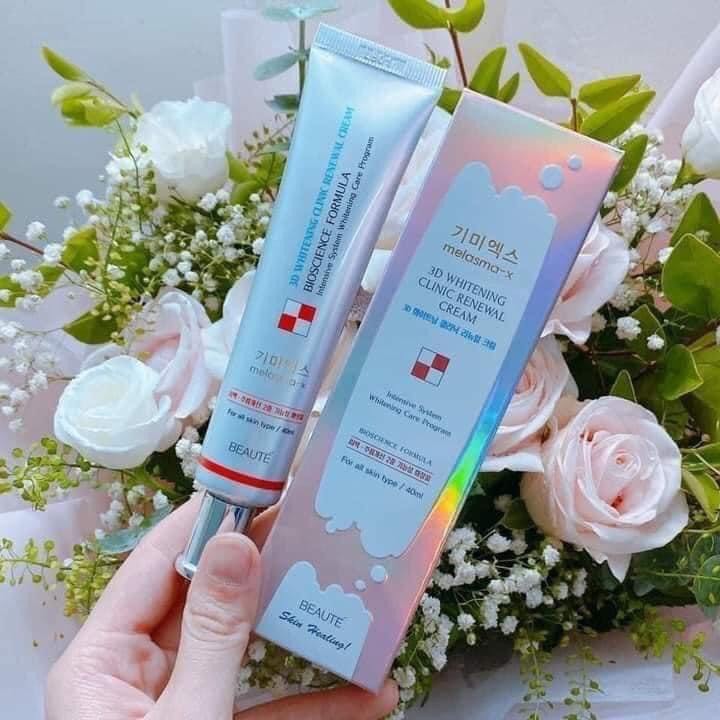 Kem dưỡng trắng mờ nám tàn nhang Melasma-X 3D Whitening Clinic