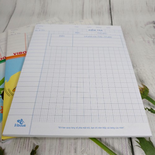 ✅ Tệp Giấy Làm Bài Kiểm Tra Vĩnh Tiến - Có Ô Ly - Giấy Kiểm Tra Đầu Giờ - 15' - 45' - Định Lượng 100gsm