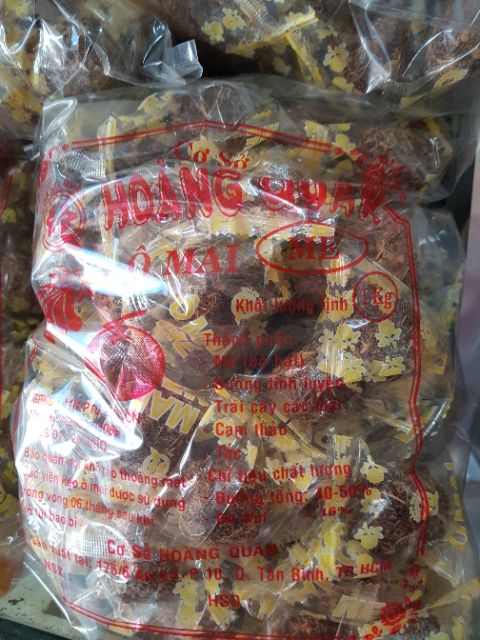 Ô mai me Hoàng Quân đặc sản loại 500g-DATE 2024
